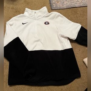 UGA Nike Half-zip pullover